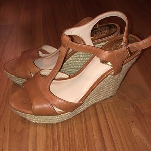 Vince Camuto Tan Wedges